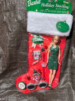 Barbie Holiday Stocking Gift Set 2003