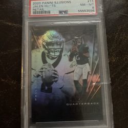 jalen hurts rookie psa 8 