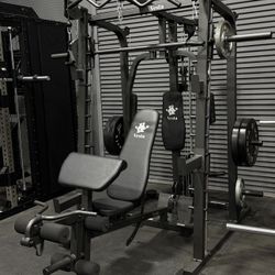 SMITH MACHINES / MULTI-FUNCTIONAL SMITH MACHINE SM-2001 WITH FID BENCH