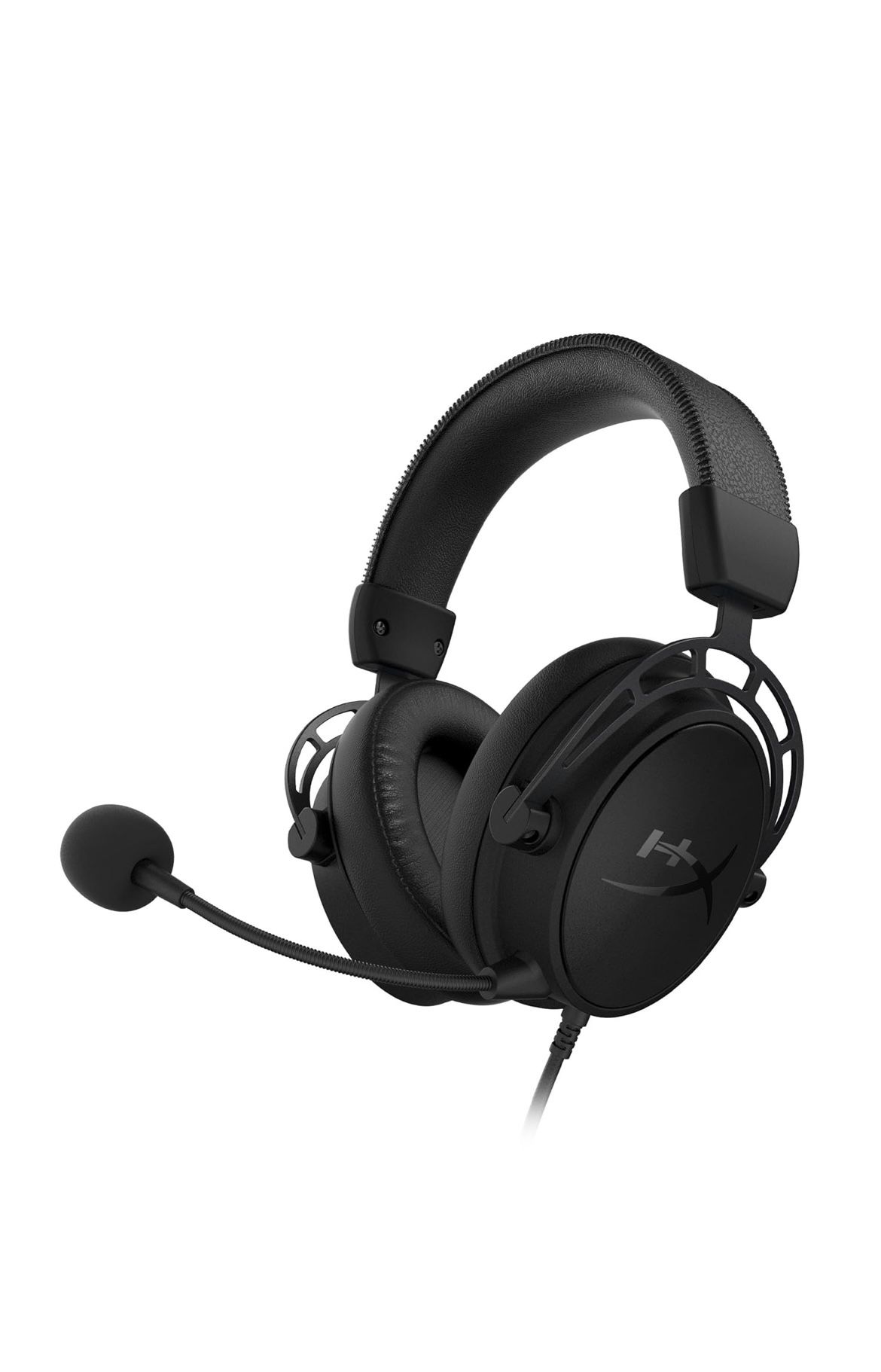 HyperX Cloud Alpha S - PC Gaming Headset, 7.1 Surround Sound, Adjustable Bass, Dual Chamber Drivers, Chat Mixer, New Open Box