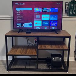 43” TCL  Roku  TV With Stand 