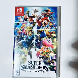 Super Smash Bros. Ultimate (Nintendo Switch, 2018) CASE ONLY