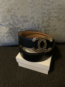 Black designer belt