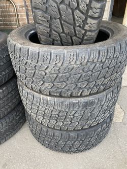 Tires: 265-50-20 Nitto Terra Grappler G2