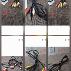 RCA AUDIO VIDEO CABLES 