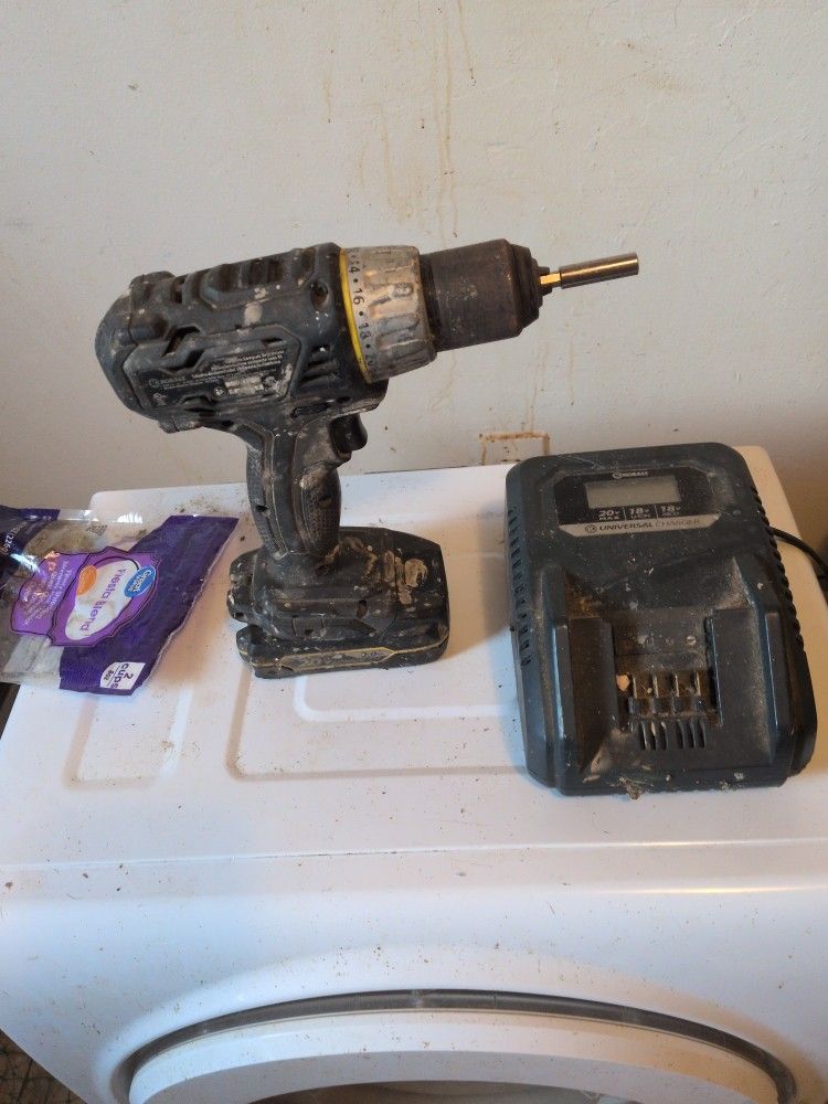 Kobalt Charger And A Drill