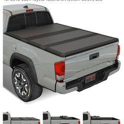 Professional Hard Tri-Fold Truck Bed Tonneau Cover for 2016-2024 Toyota Tacoma 5ft (59.8in-60.5in) Bed