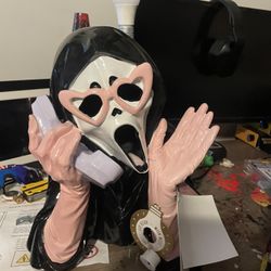 hard to find ghost face bust