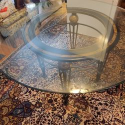 60 In Round Glass Table 