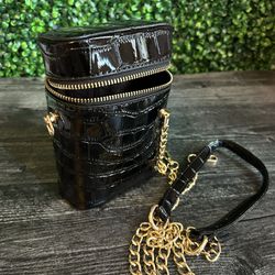Black Patent Mini Bag