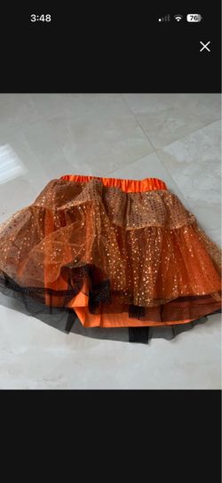 Small Halloween glittery skirt