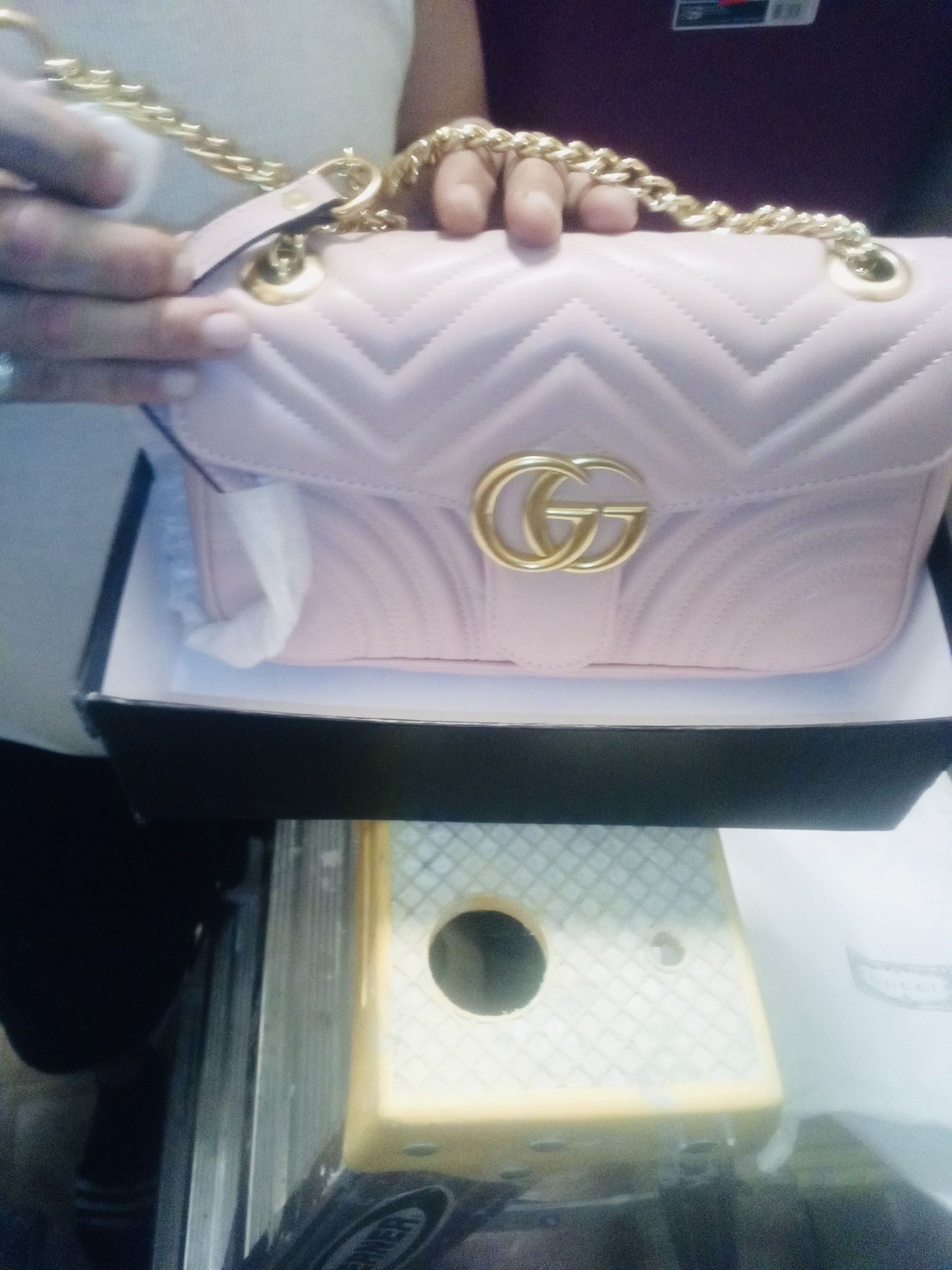 gucci pink purse