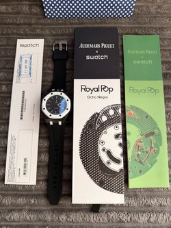 SWATCH X AUDEMARS PIGUET BIOCERAMIC ROYAL POP OCHO NEGRO