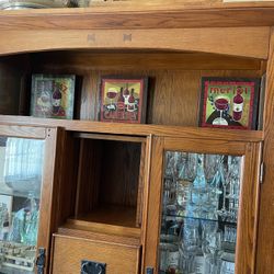Beautiful China Cabinet 100% Wood  $300 OBO 