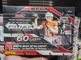 2025 Panini Prizm Draft Picks College Football Mega Box! New Factory Sealed!