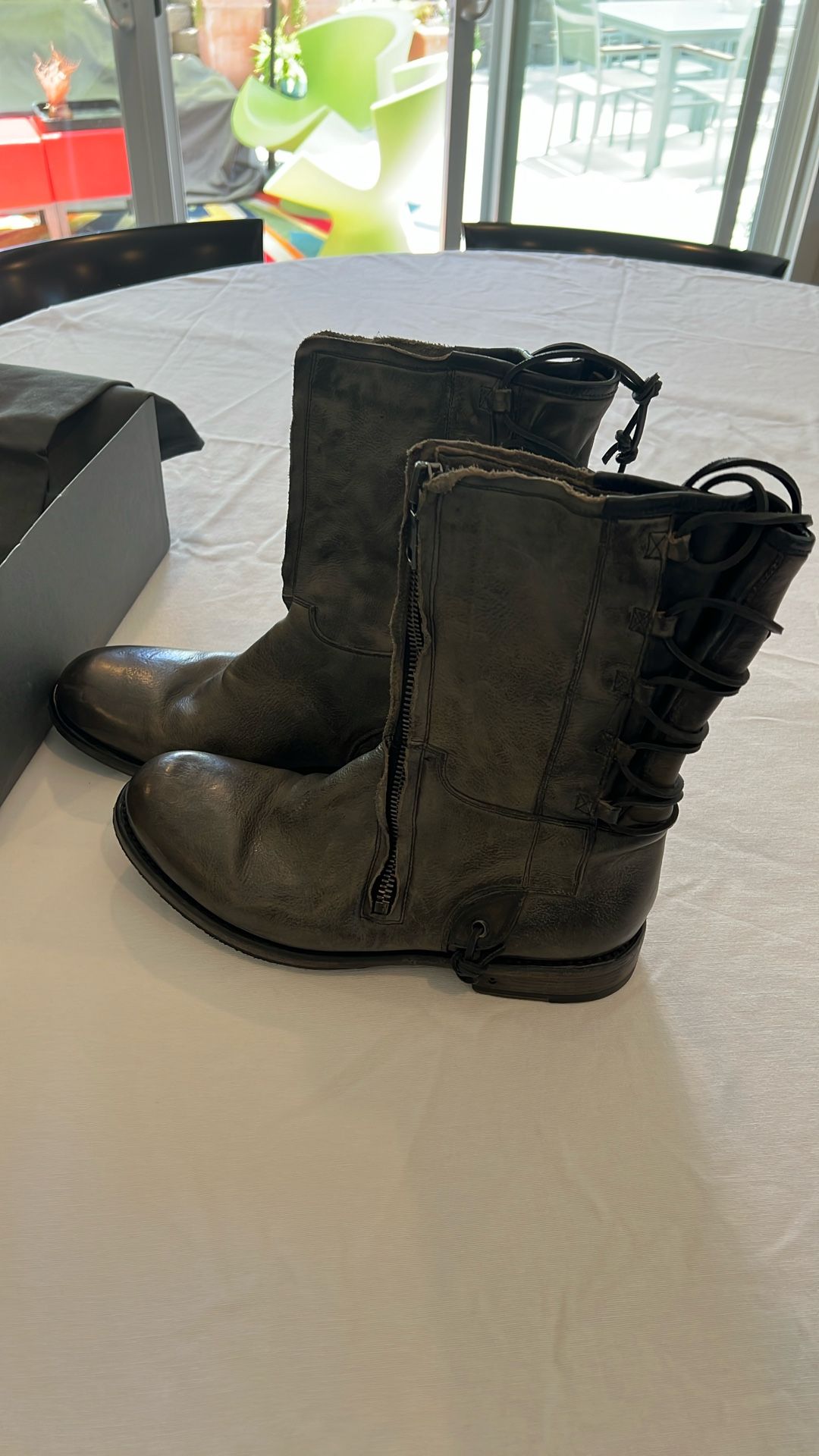 John Varvatos Men’s Boot Size 9. Retails For $1497.00
