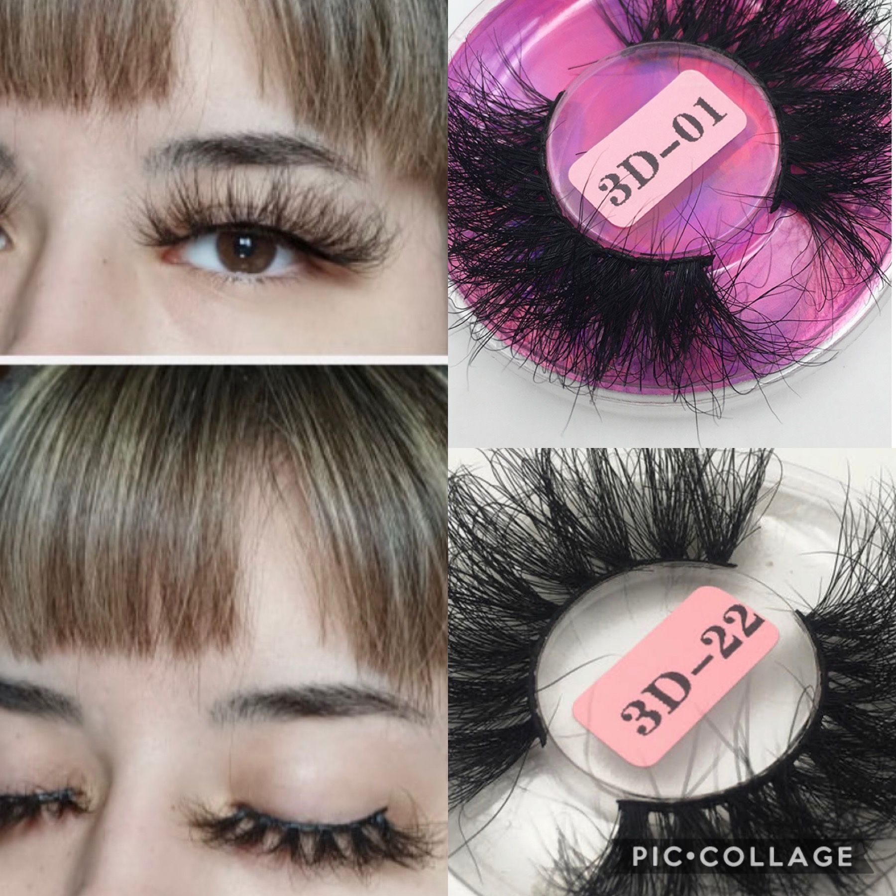 Eyelashes 100% mink lashes