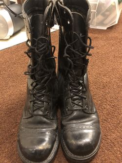 Bates Floataways Woman’s Size 6, Black, Military/Motorcycle Boot