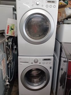Lg Stackable Washer And Gas Dryer