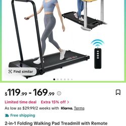 Walking Pad Treadmill 