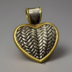 Heart Pendant Silver 925 Mexico