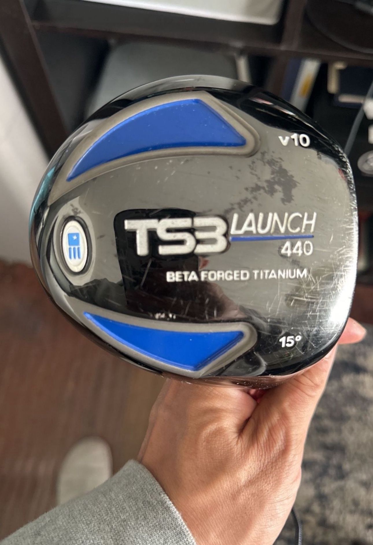 USKG TS3 Launch 440 V10 15* Titanium Graphite Driver 57" US Kids Golf Driver