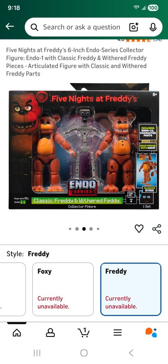 Fnaf Freddy Endo Series