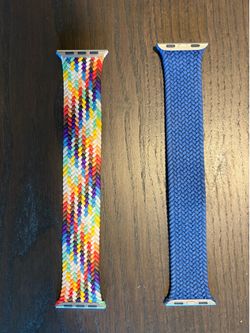 Size 7 Atlantic Blue and/or Knitted Fabric Pride Small Apple Watch Bands