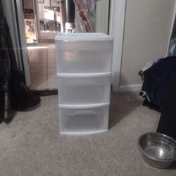 Three Drawer Storage Bin