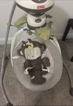 Crib 60, bassinet 40 (my baby used it once at nap time), swing $50. Crib does not come w/mattress.