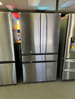 Samsung bespoke stainless steel fridge