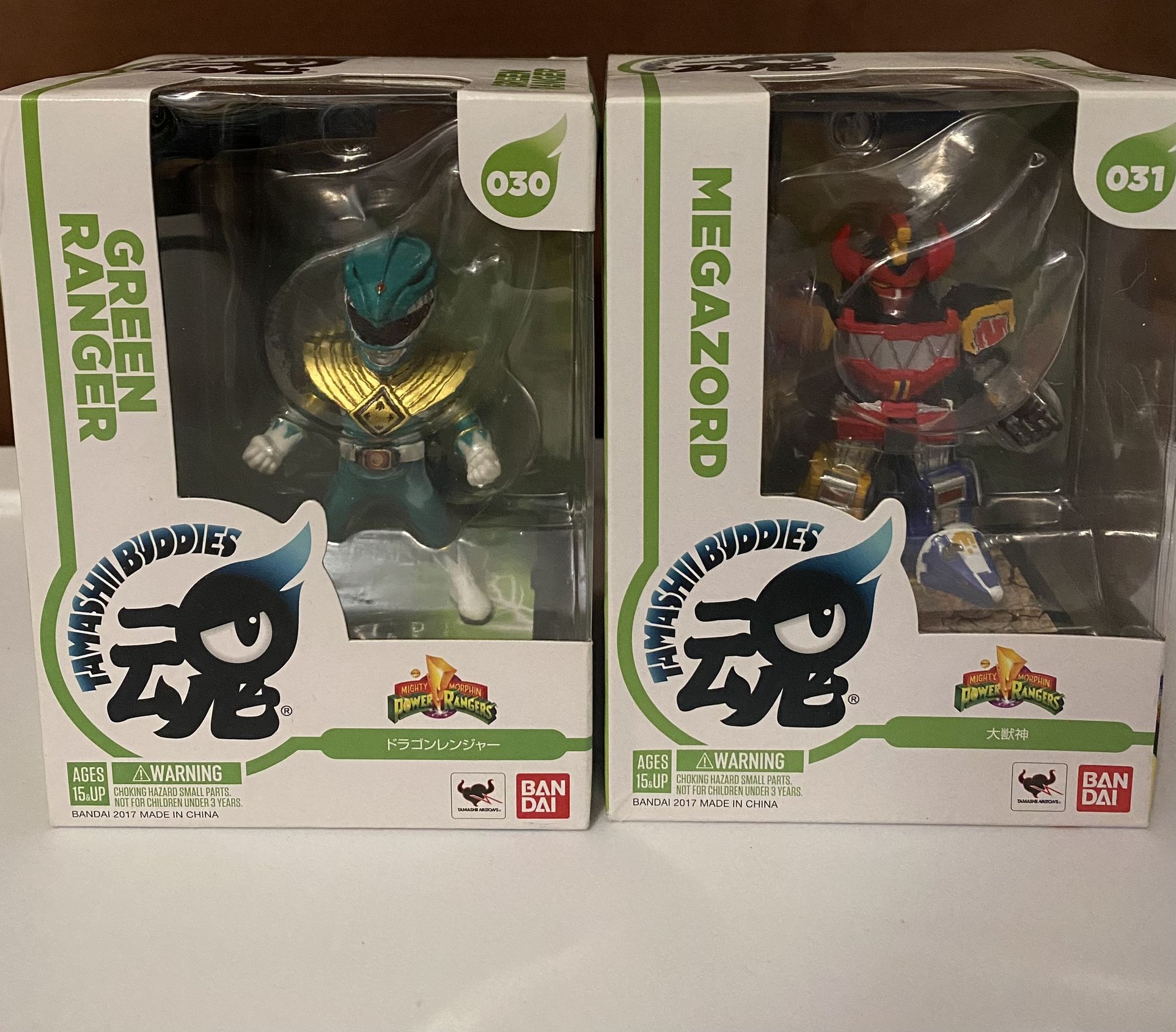 Green Ranger (030) And Megazord (031) Tamashii Buddies