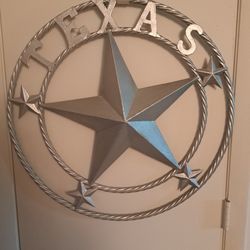 Large Texas Silver Star 