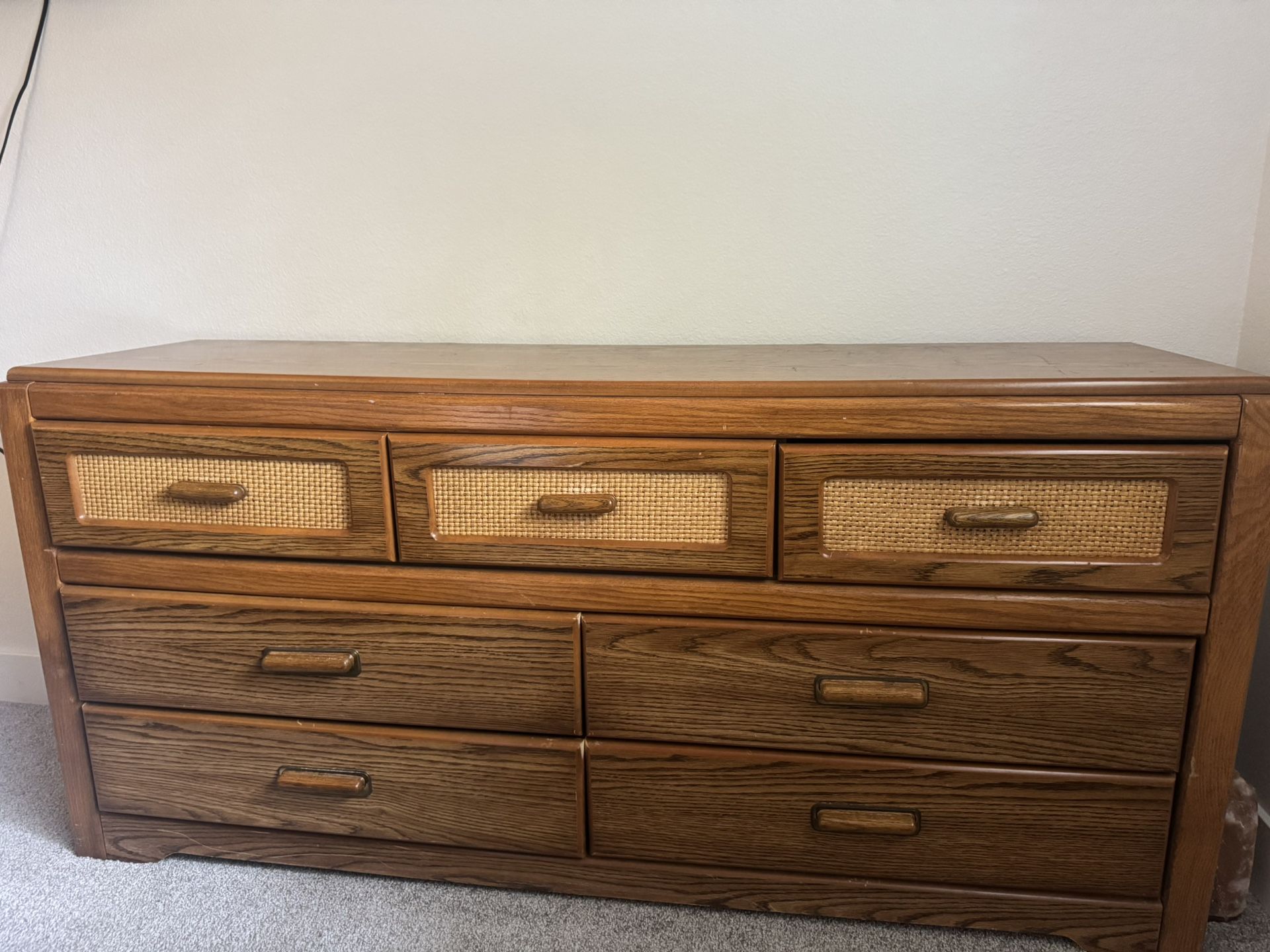 Vintage Ratan Dresser 