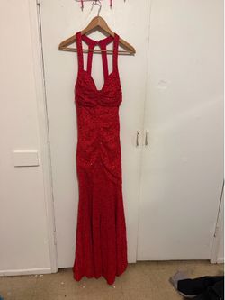 Red Formal Mermaid Dress