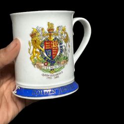 Queen Elizabeth II Coronation Golden Jubilee 1952/2002 Ringtons Fine Bone China