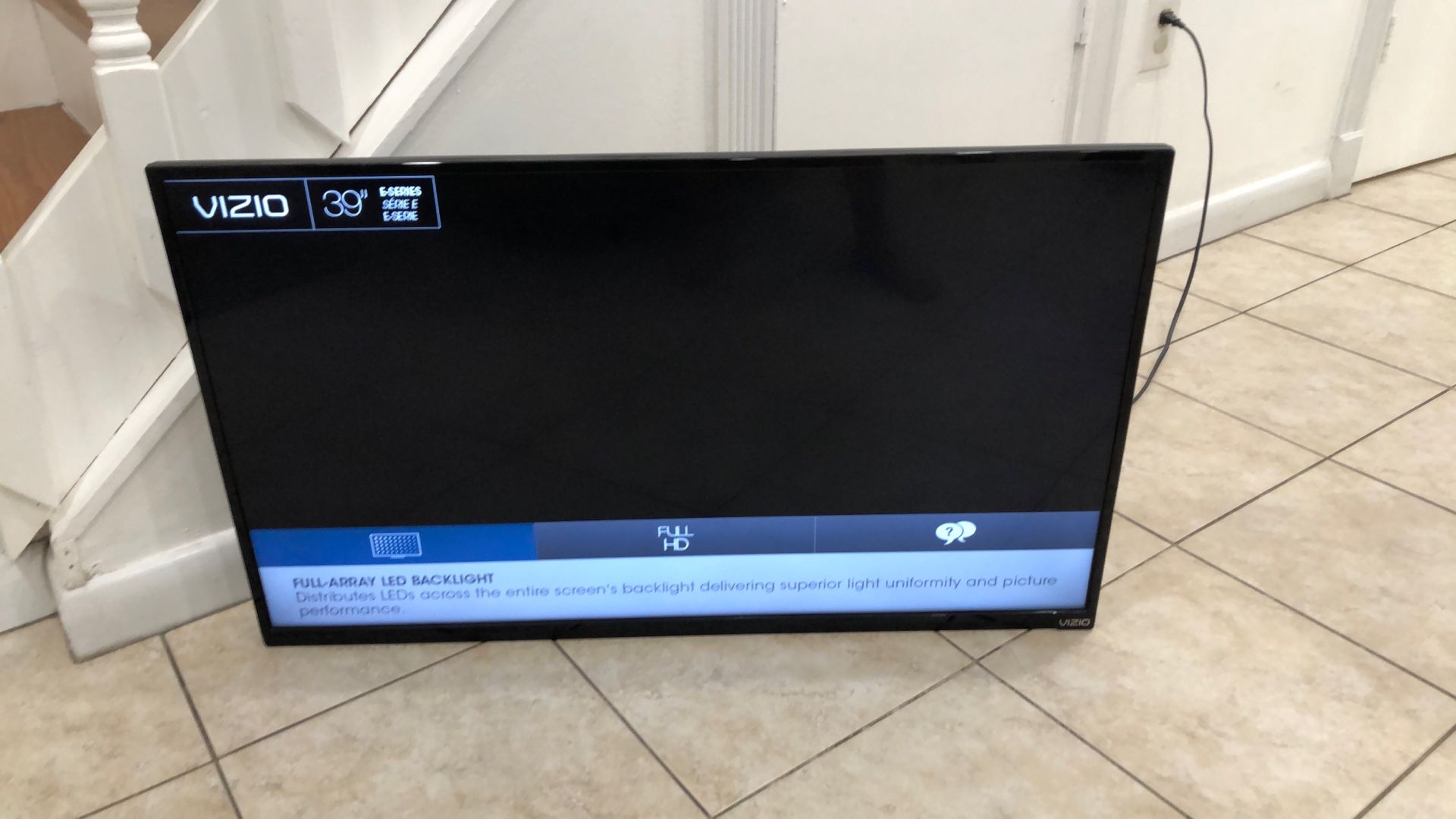 Vizio 39” 1080P TV