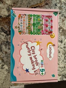 Clay Beads Jewelry Making Kit for Kids