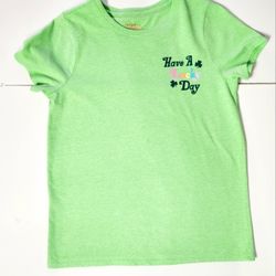 Cat & Jack Girl's St. Patrick's Day T-Shirt Size: 14