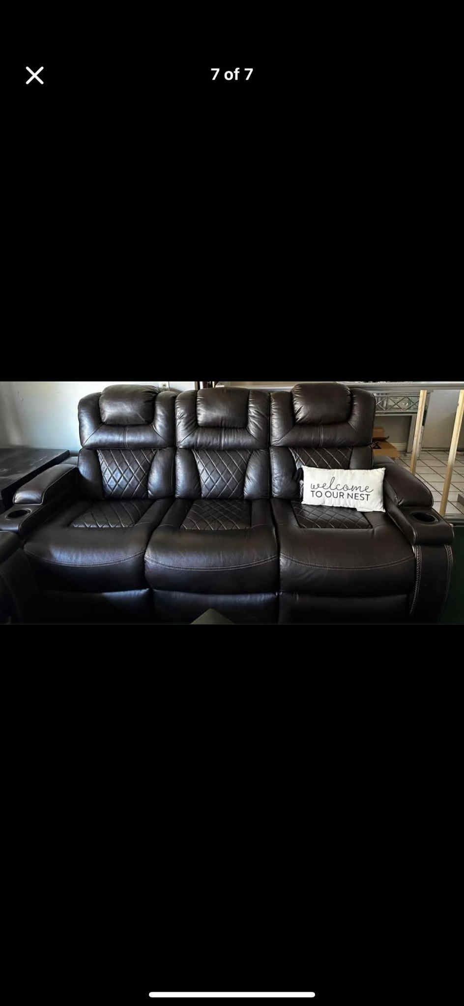 LEATHER COUCH