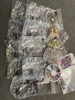 Nail charms decor / nail technician/ Rhinestones