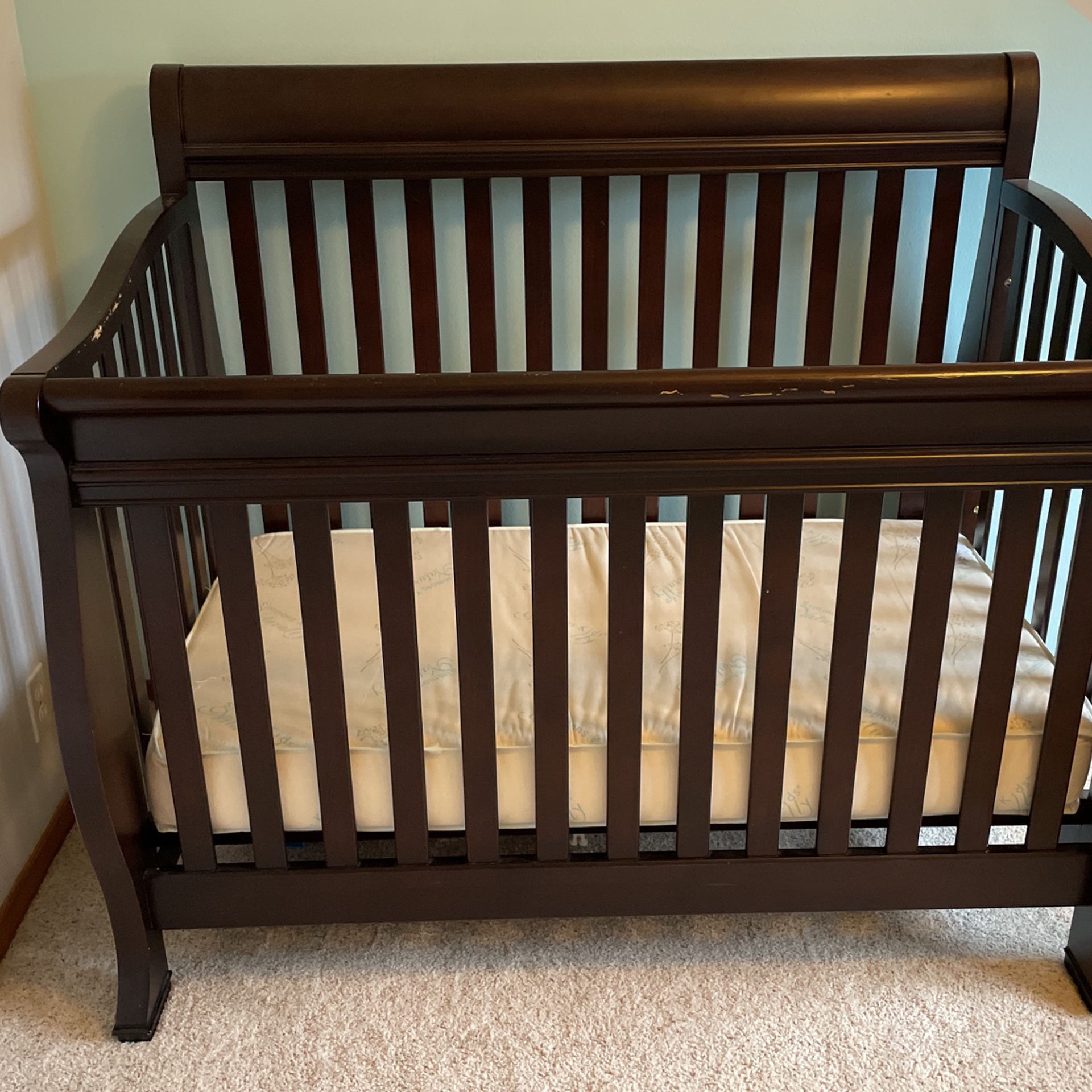 Crib With Toddler Conversion Kit