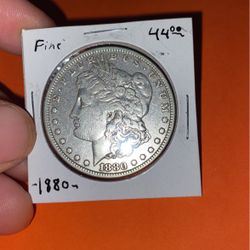 1880  Morgan Silver Dollar