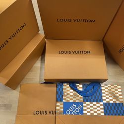 Louis Vuitton Box 5 Boxes + 2 Bags Lot- Best Price Here 