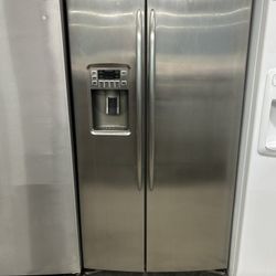 GE Profile Stainless Sid By Side Refrigerator 