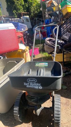 Scott’s Turf builder mini price 15$. Pick aE. Side   Tacoma