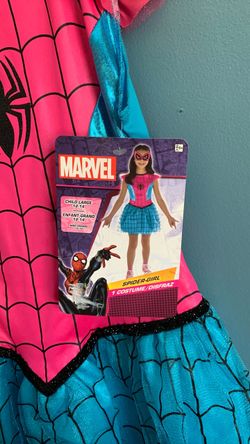 HALLOWEEN MARVEL SPIDER-GIRL KIDS SIZE LARGE 12-14 COSTUME