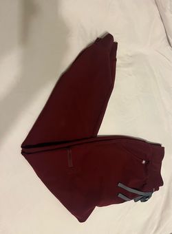 Fig burgundy scrub pants