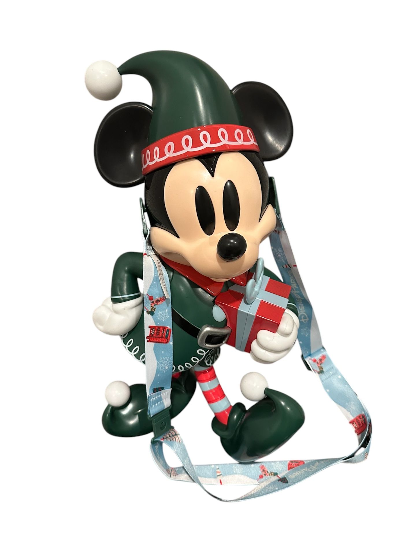 New 2024 Disney Parks Mickey Elf Popcorn Bucket Very Merry Christmas Party