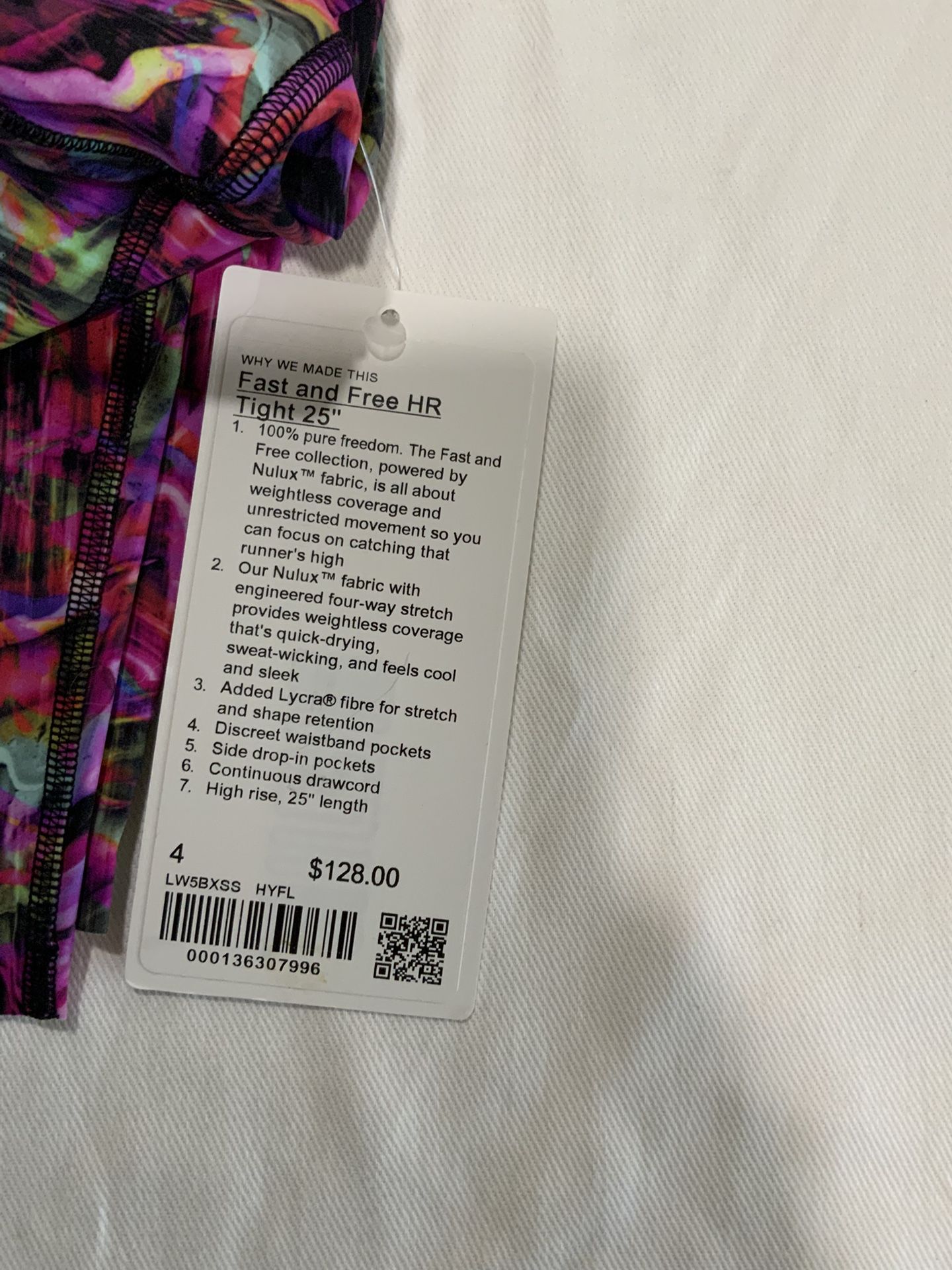 Lululemon Fast And Free HR Tight 25”
